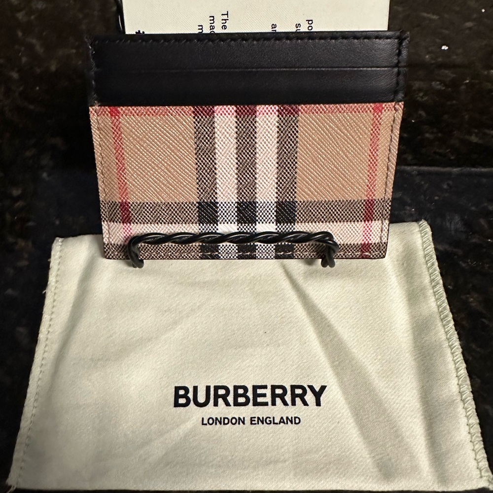 Burberry Card Holder with Dustbag Brand New